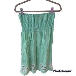 Women’s Raviya strapless aqua dress medium